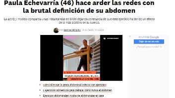 "Paula Echevarría (46) hace arder las redes con la brutal definición de su abdomen"
